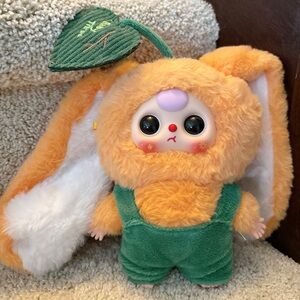 Baby three Cute Orange and Green Plush Toy